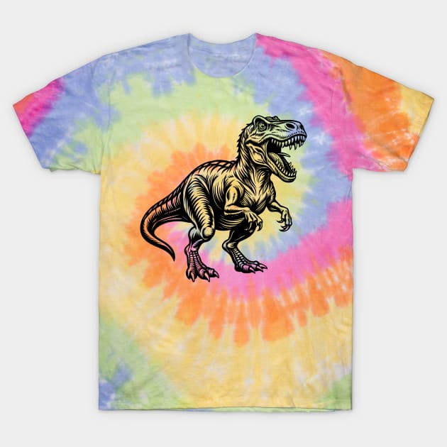 Dinosaurus T-Rex T-Shirt by valentinahramov